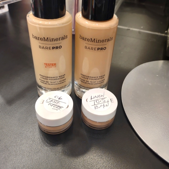 Bareminerals foundation sampler, brand new , 4mL each